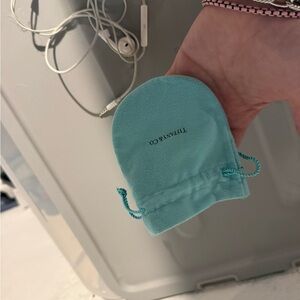 Tiffany & Co. Blue Drawstring Pouch